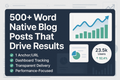 What You Get: 500+ word native blog; 1 anchor/URL; track in dashboard
Why It Works: Designed to drive results with simple, transparent delivery.
Perfect For: Businesses that value performance and clarity.
Includes: Service fulfillment and reporting..

Make eye catching and high converting 