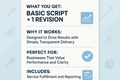 What You Get: Basic script; 1 revision
Why It Works: Designed to drive results with simple, transparent delivery.
Perfect For: Businesses that value performance and clarity.
Includes: Service fulfillment and reporting..

Make eye catching and high converting